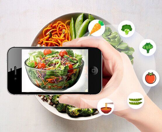 augmented reality food menu application