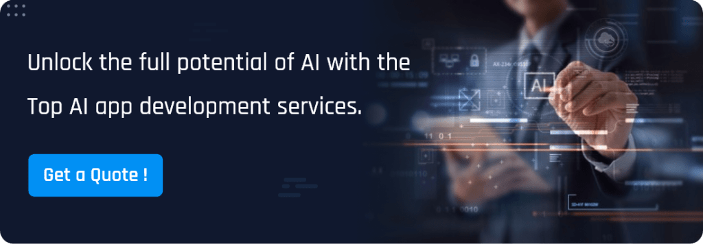 Artificial Intelligence app development services