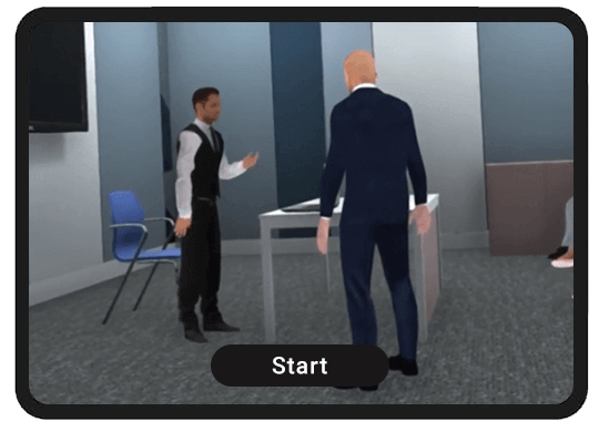 behavioral training in virtual reality