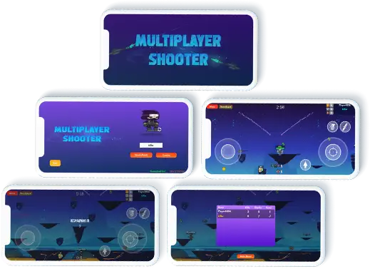 multiplayer shooter game - unity